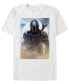 Фото #3 товара Star Wars Men's Mandalorian Boba Fett Poster T-shirt