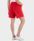 Фото #2 товара Women's Cotton Drawstring Pull-On Shorts, Regular & Petite, Created for Macy's
