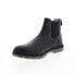 Фото #8 товара Florsheim Lookout Gore Boot 13395-010-W Mens Black Wide Chelsea Boots