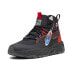 Фото #2 товара Puma Bmw Mms RsTrck Mid Gc Lace Up Mens Black Sneakers Casual Shoes 30798601