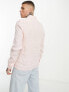 Фото #4 товара Lacoste logo linen long sleeve shirt in light pink