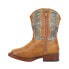Roper Patrick TooledInlay Square Toe Cowboy Toddler Boys Brown Casual Boots 09-