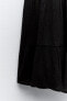 Фото #9 товара Короткое ярусное платье с кружевом ZARA
