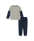 ფოტო #2 პროდუქტის Big Boys Toddler/Child Camping Long Sleeve Two-Fer Tee Set