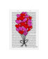 Фото #1 товара Fab Funky Valentine Heart Balloon Illustration Canvas Art - 19.5" x 26"