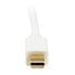 Фото #10 товара StarTech.com 3 ft Mini DisplayPort to DVI Adapter Converter Cable – Mini DP to DVI 1920x1200 - White - 0.9 m - mini DisplayPort - DVI-D - Male - Male - Straight