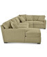 Фото #16 товара Radley 4-Pc. Fabric Chaise Sectional Sofa with Wedge Piece, Created for Macy's