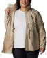 ფოტო #4 პროდუქტის Plus Size Lillian Ridge Rain Jacket