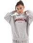 Фото #1 товара 4th & Reckless Brooklyn lounge hoodie in grey marl