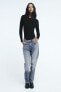 Modal bodysuit with long sleeves