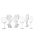 Фото #1 товара Tuscany Classics Assorted Stemmed Glasses, Set of 18