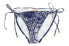 Tory Burch 242446 Womens Hipster Bikini Bottom Swimwear Navy Size Large