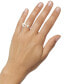 ფოტო #2 პროდუქტის Gold-Tone Imitation Pearl Small & Large Polished Cuff Ring