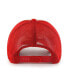 ფოტო #4 პროდუქტის Men's Cream, Red Los Angeles Angels Breakout MVP Trucker Adjustable Hat