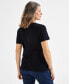 ფოტო #2 პროდუქტის Women's Short-Sleeve Cotton Henley Top, XS-4X, Created for Macy's