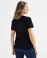 Фото #2 товара Petite Cotton Henley Short-Sleeve T-Shirt, Created for Macy's