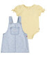 ფოტო #1 პროდუქტის Baby Girls Bodysuit Top and Skirtall Set