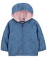 Фото #4 товара Baby Quilted Chambray Mid-Weight Jacket 12M