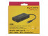 Адаптер Delock 63929 USB 2.0 Type-C - Black - DVI-I - DisplayPort - HDMI - VGA - USB - 1.5 W