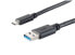 Фото #1 товара ShiverPeaks BS13-31045 - 3 m - USB A - USB C - USB 3.2 Gen 1 (3.1 Gen 1) - 5000 Mbit/s - Black