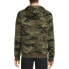 Russell Hoodie Men Large Green Camouflage Fleece Pullover Drawstring Long Sleeve