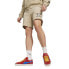 Фото #1 товара Puma Op X 7 Inch Shorts Mens Beige Casual Athletic Bottoms 62466990