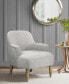 Фото #7 товара Martha Stewart Jada 29.75" Wide Fabric Upholstered Accent Chair