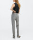 Фото #2 товара Women's Pinstripe Suit Pants