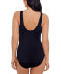 Women's Printed High-Neck One-Piece Swimsuit, Created for Macy's