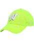 Фото #2 товара Men's Neon Green Wisconsin Badgers Signal Call Performance Flex Hat
