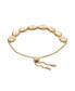 ფოტო #2 პროდუქტის Women's Organic Pebble Gold-Tone Stainless Steel Bracelet