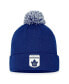 Фото #1 товара Men's Blue Toronto Maple Leafs 2023 NHL Draft Cuffed Knit Hat with Pom