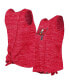 Women's Red Tampa Bay Buccaneers Space Dye Tie-Back Tank Top