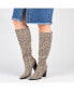 ფოტო #6 პროდუქტის Women's Kyllie Wide Calf Boots