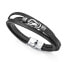 Фото #1 товара Triple men´s black leather bracelet Magnum 14126P01000