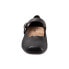 Фото #3 товара Trotters Sugar T1963-014 Womens Black Wide Leather Mary Jane Flats Shoes 10