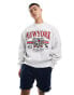 Фото #4 товара Tommy Jeans oversized vintage explorer sweatshirt in grey