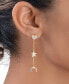 ფოტო #3 პროდუქტის Women's Fai Dangle Stud Drop Earrings