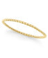 Фото #1 товара 14k Gold-Plated Special Twist Stacking Ring