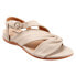 Фото #2 товара Softwalk Tieli S2109-108 Womens Beige Extra Wide Leather Strap Sandals Shoes 7