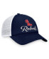 Women's Navy, White Ole Miss Rebels Charm Trucker Adjustable Hat