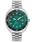 ფოტო #1 პროდუქტის Men's Automatic Devil Diver Stainless Steel Bracelet Watch 44mm