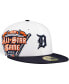 Фото #1 товара Men's White/Navy Detroit Tigers Major Sidepatch 59FIFTY Hat