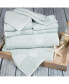 Фото #1 товара 27.5 x 53 in. Rio 100 Percent Cotton Towel Set, Sea foam - 8 Piece