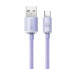 Фото #2 товара Kabel przewód do szybkiego ładowania i transferu danych USB USB-C 100W 1.2m fioletowy
