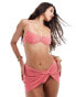 Фото #1 товара South Beach beach sarong in metallic watermelon