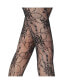 Фото #2 товара Women's Wild Flower Fishnet Tights