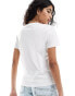 Stradivarius basic 2 pack t-shirt in white & black