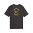 Puma Pl Garage Crew Graphic Crew Neck Short Sleeve T-Shirt Mens Black Casual Top