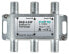 Фото #1 товара axing BAB 4-24P - Cable splitter - 5 - 1218 MHz - Grey - A - 24 dB - F